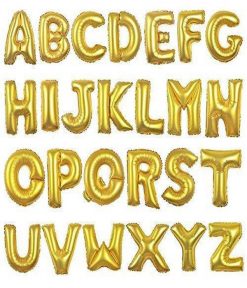 Golden Alphabets Foils