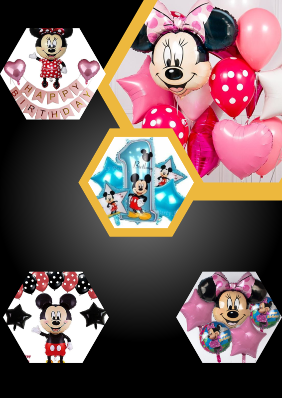 Mickey Minnie Birthday Themes