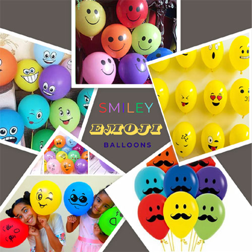 Smiley Emoji Balloons