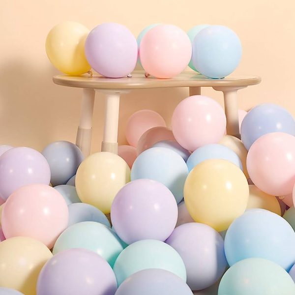 Baby Colored MacaroonBalloons Pack Of 25