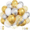50 Golden & Silver Theme Bunch