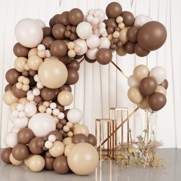 50 Brown & Skin Balloons - Image 2