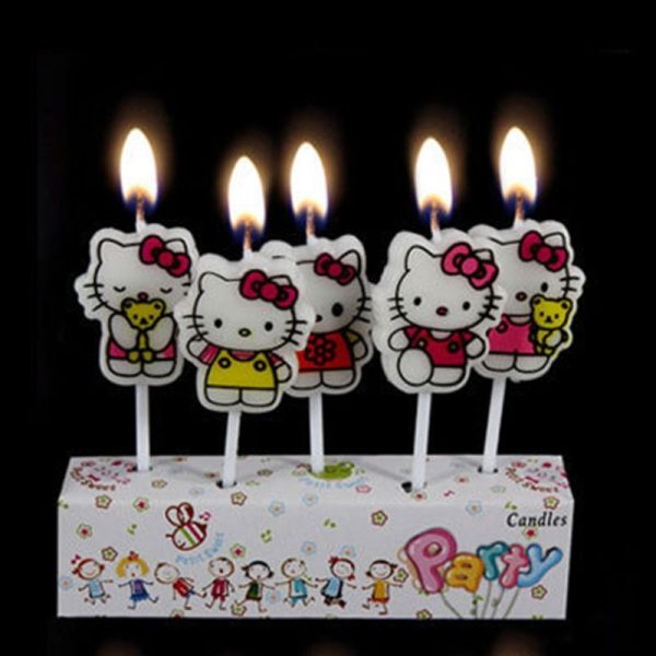 Kittey Cake Candles Pack