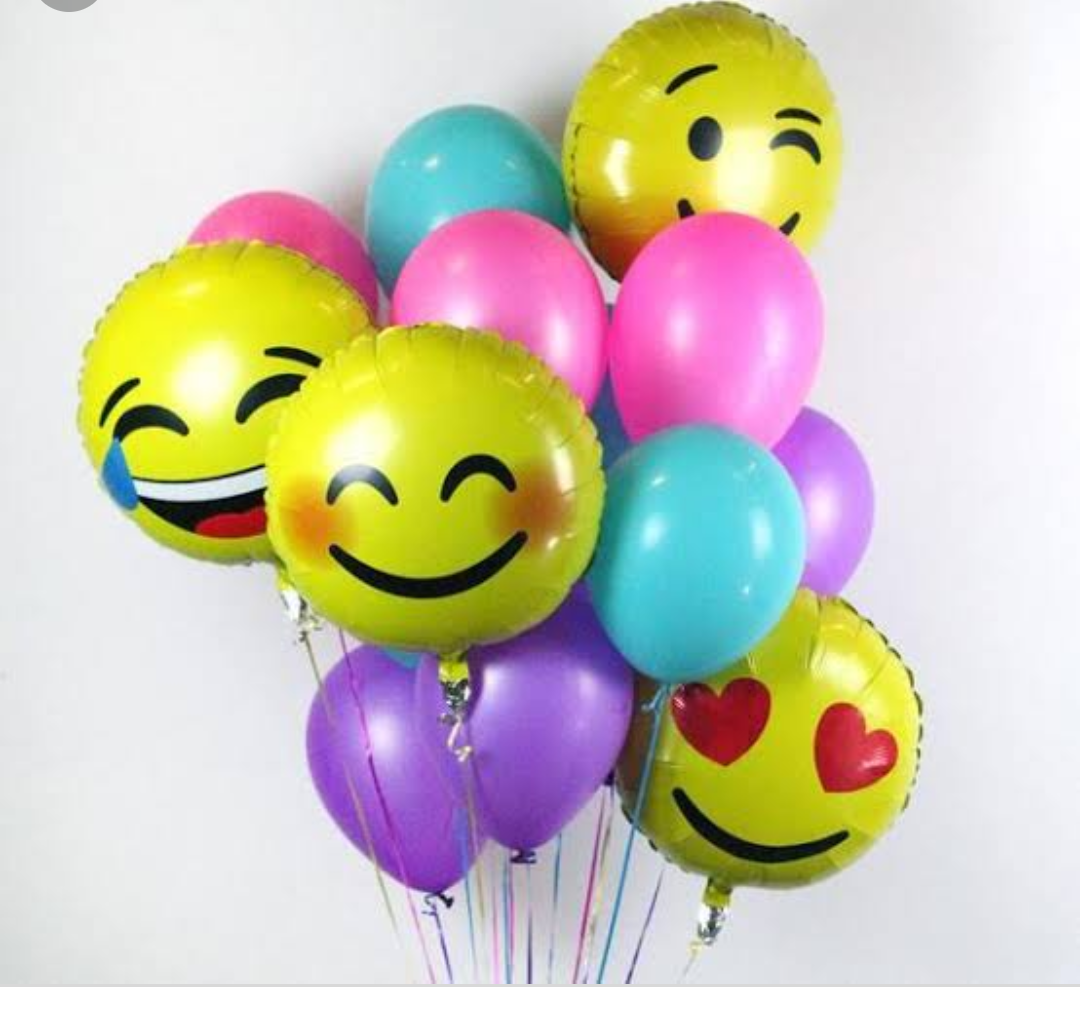 Emoji Foil Balloons Set
