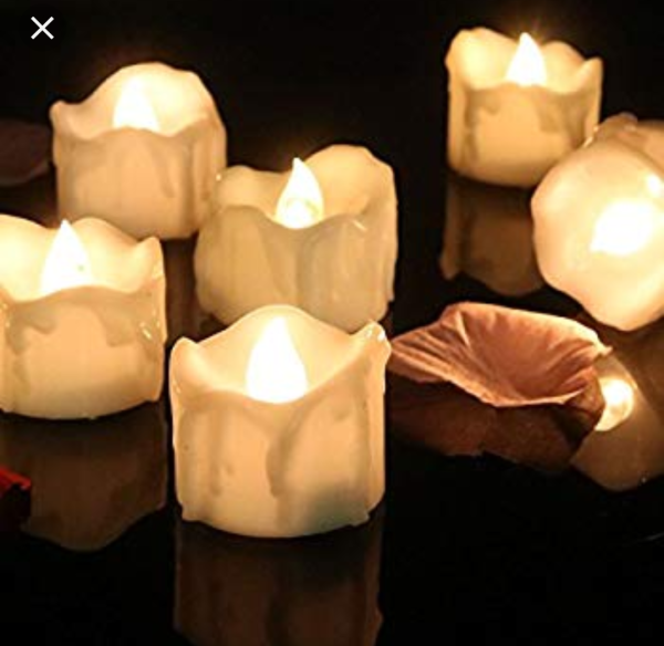 LED Golden Candles Pack of 6 - Image 2