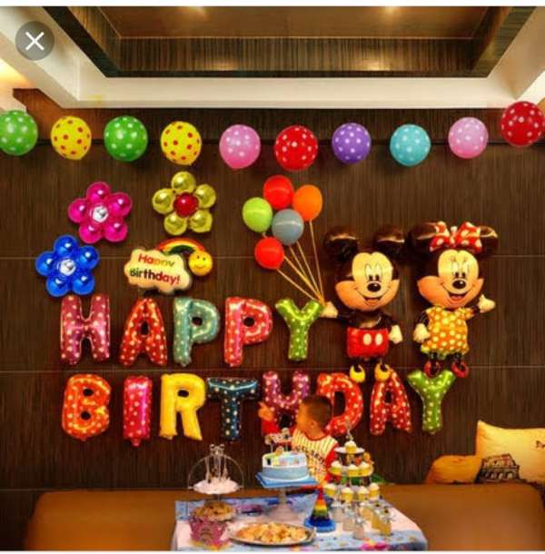 Birthday Mickey Minnie Theme