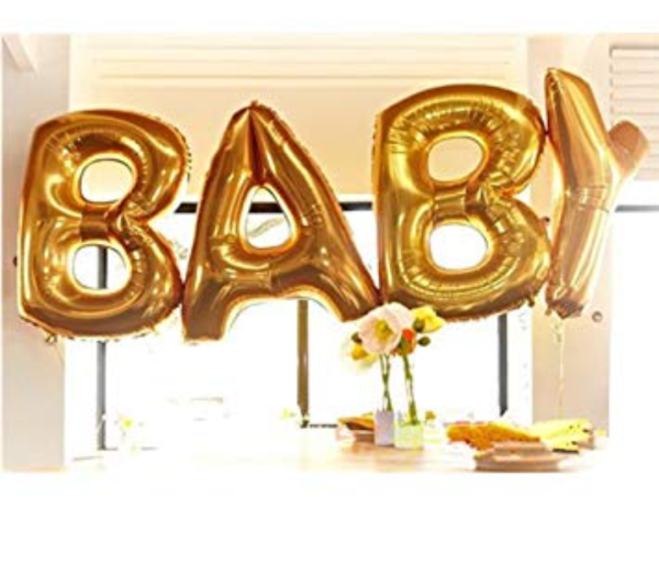 " BABY BOY " Alphabets balloons Set - Image 2